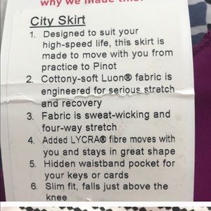 lululemon athletica Skirts - Lululemon EUC city skirt size 10 lululemon athletica Skirts - Lululemon EUC city skirt size 10